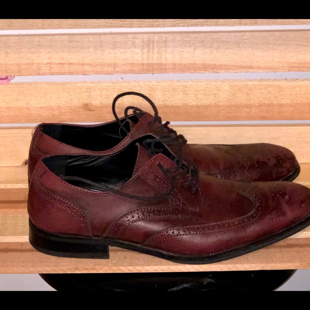 Alfani Oxblood Wingtip